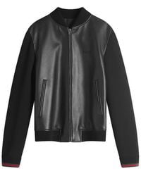 Gucci - Nappa Leather Bomber Jacket - Lyst