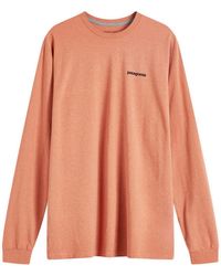 Patagonia - Long Sleeve P-6 Logo Responsibili-T-Shirt - Lyst