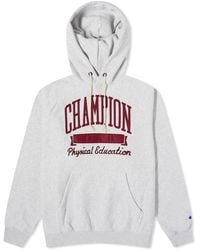Champion - College Logo Hoody - Lyst