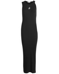 JW Anderson - Anchor Embroidery Twisted Strap Dress - Lyst