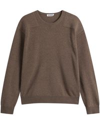 Jil Sander - Wool Jumper With Padded Detail - Lyst
