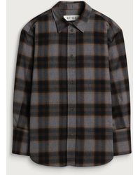 Rohe - Flannel Check Overshirt - Lyst