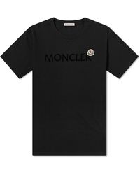 Moncler - Tonal Logo T-Shirt - Lyst