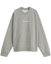 Maison Kitsuné - Embroidery Oversize Raglan Crew Sweatshirt - Lyst