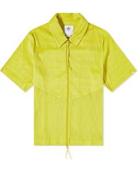 adidas - X Sftm Short Sleeve Zip Shirt - Lyst