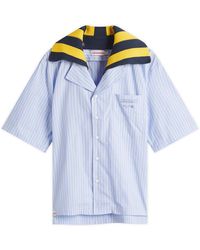 Charles Jeffrey - Hawaiian Shirt With Knit Collar - Lyst