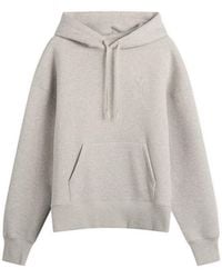 Ami Paris - Big Ami De Coeur Embossed Hoodie - Lyst