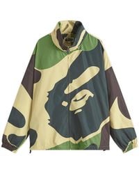 A Bathing Ape - Abc Camo Nylon Hooded Jacket - Lyst
