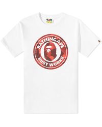 A Bathing Ape - Colour Camo Busy Works T-Shirt - Lyst