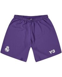 Y-3 - X Real Madrid 4Th Jersey Shorts - Lyst