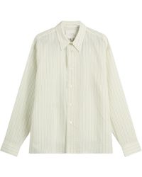 Studio Nicholson - Hal Cotton Silk Stripe Shirt - Lyst