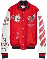 Off-White c/o Virgil Abloh - Jacket With Logo - Lyst