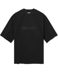 Honor The Gift - Terry Panel Short Sleeve Sweater - Lyst