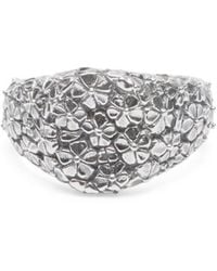 MAPLE - Floral Oval Signet Ring - Lyst
