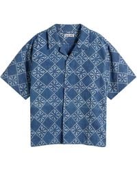 STORY mfg. - Hand Block Printed Greetings Shirt - Lyst