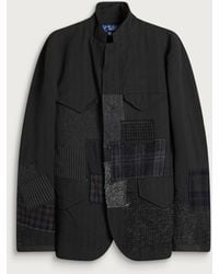 Junya Watanabe - Patchwork Mixed Fabric Blazer - Lyst