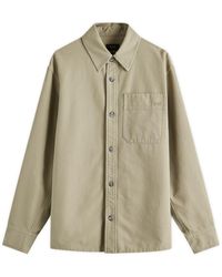 A.P.C. - Basile Canvas Overshirt - Lyst