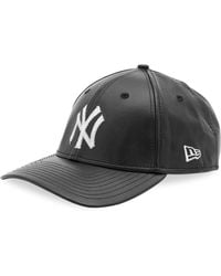 KTZ - New York Yankees Leather 9Forty Adjustable Cap - Lyst