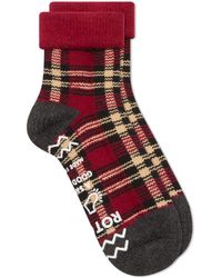 RoToTo - Check Comfy Room Sock - Lyst