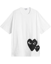 COMME DES GARÇONS PLAY - U T-Shirt Logo Print Knit - Lyst
