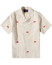 Portuguese Flannel - Crab Embroidered Vacation Shirt - Lyst