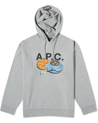 A.P.C. - End. X 'Coffee Club' Pierre Hoodie - Lyst