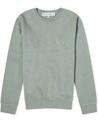JW Anderson - Logo Embroidery Crew Sweat - Lyst