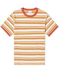 Nudie Jeans - Nudie Jeans Lova Striped Ringer T-Shirt - Lyst