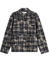 Universal Works - Patch Check Fleece Rams Jacket - Lyst