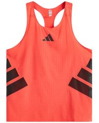adidas - Adidas Adizero Road To Records Tank Top - Lyst