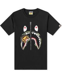 A Bathing Ape - 1St Camo Milo Shark T-Shirt - Lyst