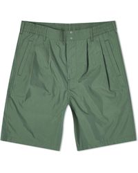 Garbstore - Pleated Wide Easy Shorts - Lyst