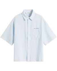 About Blank - Seersucker Short Sleeve Shirt - Lyst