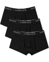 Versace - Logo Waistband Boxer Trunk - Lyst