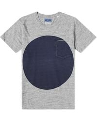 Blue Blue Japan - Japan Big Circle Slub T-Shirt - Lyst