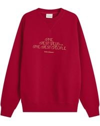 Drole de Monsieur - Drole De Monsieur The Best Club Script Logo Sweatshirt - Lyst