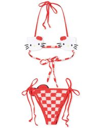 Gcds - Hello Kitty Crochet Bikini - Lyst