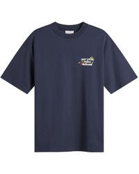 Drole de Monsieur - Vine Embroidered Slogan T-Shirt - Lyst