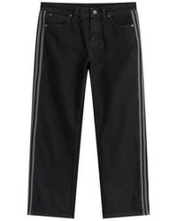 adidas - Firebird Denim Trackpants - Lyst