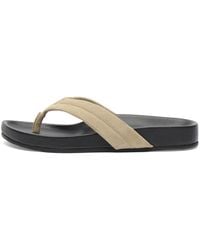 St. Agni - Suede Stitch Detail Thong Slide - Lyst