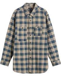 Engineered Garments - Plaid Jacquard Work Shirt - Lyst