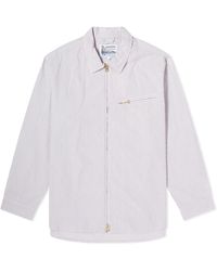 Garbstore - Grande Zip Stripe Shirt - Lyst