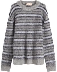 Marni - Mohair Stripe Knit Jumper - Lyst