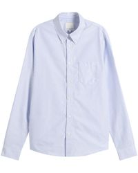 A.P.C. - Greg Button Down Stripe Shirt - Lyst