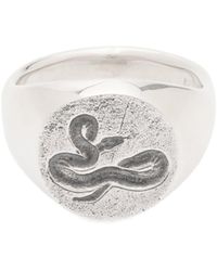 Frederick Grove - Snake Signet Ring - Lyst