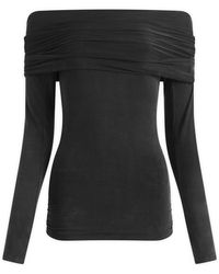 Peachy Den - The Kylie Cold Shoulder Top - Lyst