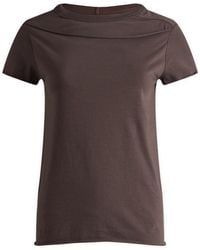 Rick Owens - Cropped Level T-Shirt - Lyst