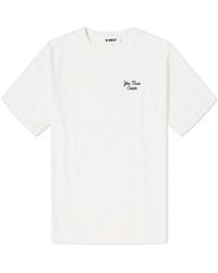 YMC - Triple Embroidered T-Shirt - Lyst