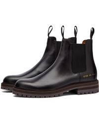 Common Projects - By Common Projects Chelsea Leather Boot - Lyst
