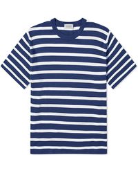 John Smedley - Allan Stripe T-Shirt - Lyst